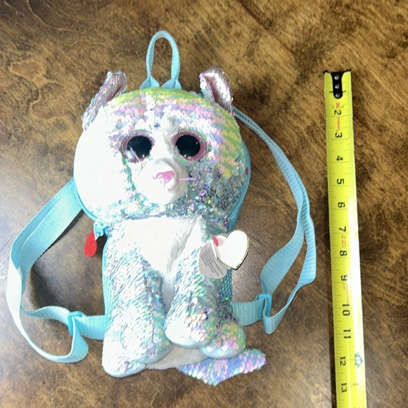 TY Whimsy sequence Cat Backpack - Picture 10 of 14